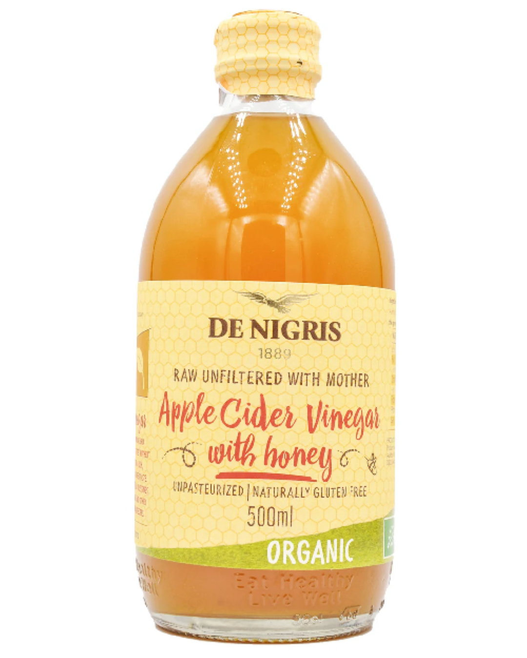 DE NIGRIS APPLE CIDER VINEGAR+HONEY 500ML